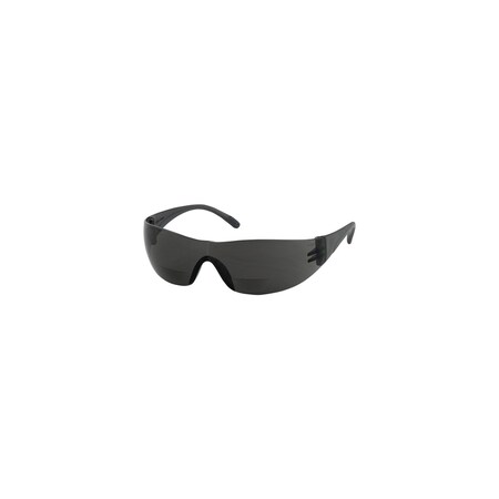 Pip Z12R READER GRY AS LEN +3.00CLR FRMW/ BLK RUBBER TMPL ENDS, PK 144 250-27-0130